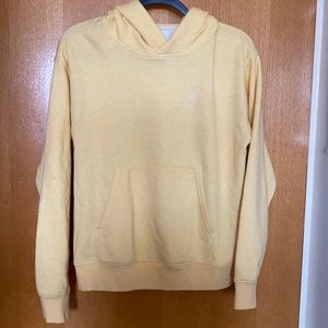 Aritiza TNA light yellow hoodie